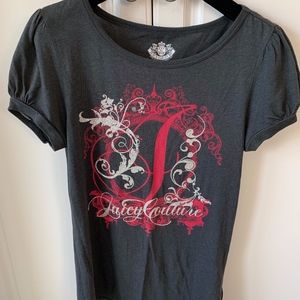 Juicy Couture Top with silver sparkling dust